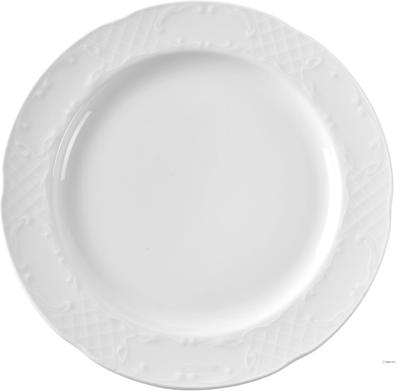 Hendi Bord plat 300x28 mm Flora wit porselein |787045 1