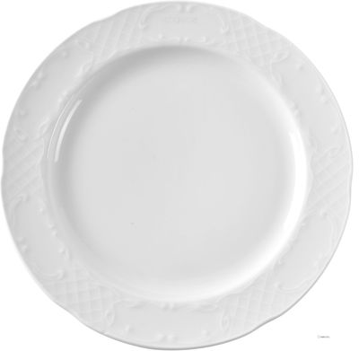 Hendi Bord plat 270x24 mm Flora wit porselein |787038 1