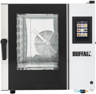 Buffalo Vrijstaande Slimme Touchscreen Combi Oven 7 X GN 1/1 met Installatiekit - SA770