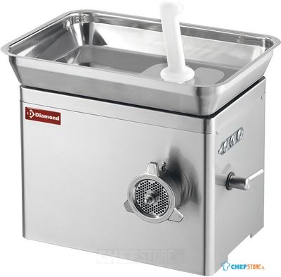 Diamond Hakmolen in R.V.S. N° 22, tafelmodel, Unger-systeem (gedeeltelijk), 300 kg/h | TSU22/AT-N 1