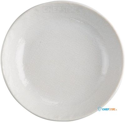 Olympia Denim Witte Coupe Kommen 220 mm (Pak van 6) - FU228