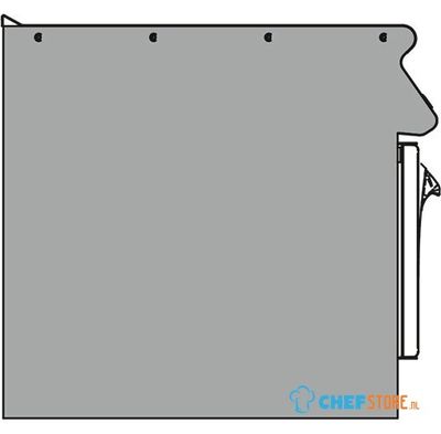 Mastro Zijpaneel Voor Apparatuur Dat Rug Tegen Rug Staat Vs700, Rechterzijde | VS70PLDX 1