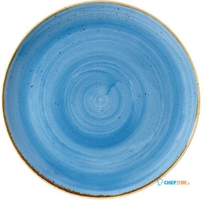 Churchill Stonecast Cornflower Blue Coupe Bord 28.8 cm Pak van 12 - DF764