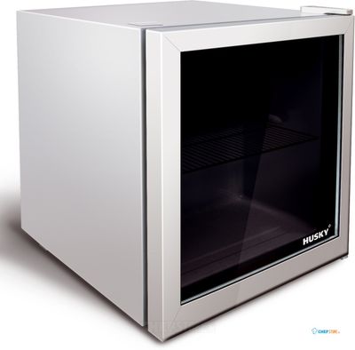 Glasdeur koeler - Zilver - LED-verlichting - 3 – 10 ℃ - Husky KK50-281-NL-HU 1