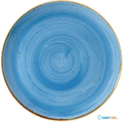 Churchill Stonecast Cornflower Blue Rond Bord Pak van 6 - DF763