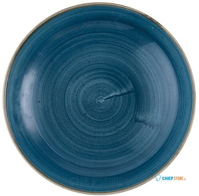 Churchill Super Vitrified Churchill Stonecast Java Blue Evolve Coupe Kom 24.8 cm Pak van 12 - HR384