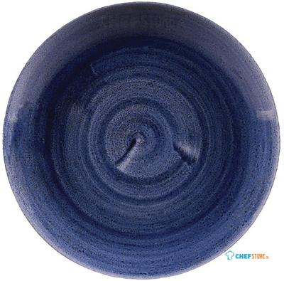 Churchill Stonecast Patina Cobalt Blue Evolve Coupe Bord 22 cm Pak van 12 - FC169