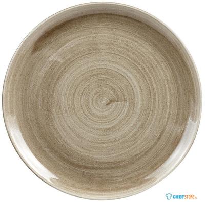 Churchill Stonecast Patina Antique Taupe Coupe Evolve Coupe Bord 32.4 cm Pak van 6 - HC785