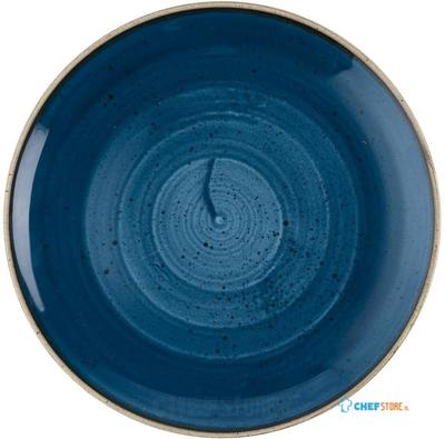 Churchill Super Vitrified Churchill Stonecast Java Blue Evolve Coupe Bord 26 cm Pak van 12 - HR381