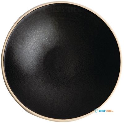 Olympia Canvas ondiepe schalen zwart 20cm | FA319