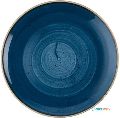 Churchill Super Vitrified Churchill Stonecast Java Blue Evolve Coupe Bord 26 cm Pak van 12 - HR381
