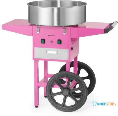 HENDI 282809 Suikerspinmachine, , Pastelroze, 220-240V/1130W, 948x520x(H)914mm