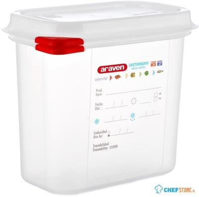 Araven | GN1/9 voedseldoos met deksel 1,5Liter| T983