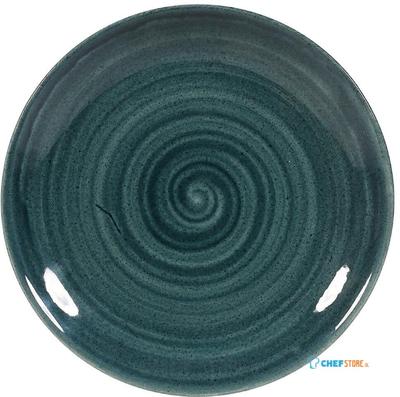 Churchill Stonecast Patina Rustic Teal Evolve Coupe Bord 16.5 cm Pak van 12 - FA593