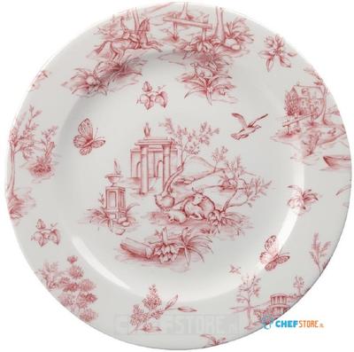 Churchill Toile Cranberry Bord 20.3 cm Pak van 6 - GF612