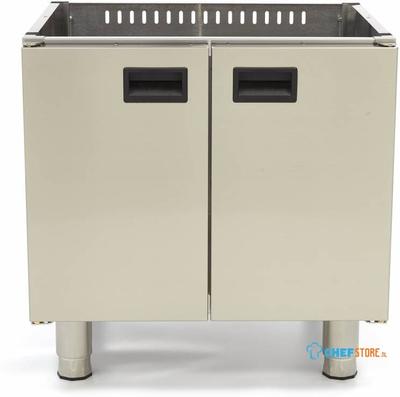 Maxima Horeca Onderstel - Dubbel - 60 cm Diep - met Deuren - 09391955