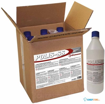 Diamond Polijstproduct oppervlakte in roestvrij staal 4 FL. x 1 KG | POLIS-SS 1