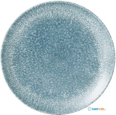 Churchill Raku Topaz Blue Evolve Coupe Bord 16.5 cm Pak van 12 - DE885