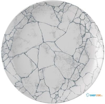 Churchill Studio Prints Kintsugi Pearl Grey Evolve Coupe Bord 28.6 cm Pak van 12 - FS937