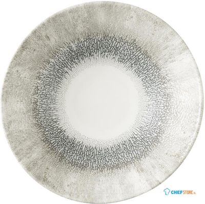 Churchill Super Vitrified Churchill Studio Prints Fusion Grey Diepe Coupe Kom 22 cm Pak van 6 - HX131