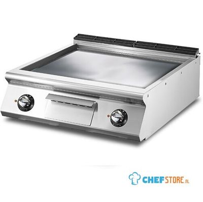 Mastro Bakplaat - Elektrisch - Tafelmodel - Vlak Verchroomde Plaat - VS9080FTEVCRT 1