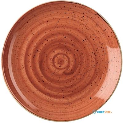 Churchill Stonecast Spiced Orange Evolve Coupe Bord 26 cm Pak van 12 - DK536