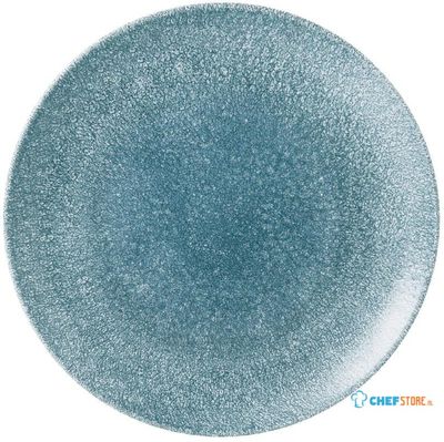 Churchill Raku Topaz Blue Evolve Coupe Bord 28.6 cm Pak van 12 - DE882