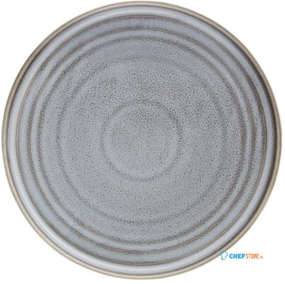 Olympia Cavolo Platte Ronde Borden 27cm Grijs (4 Stuks) - Olympia FD922