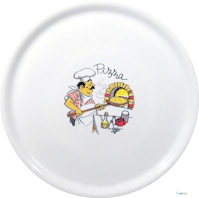 Pizzabord Traditional - HENDI - Wit - ø310mm - 768808 1