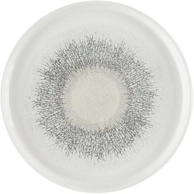 Churchill Super Vitrified Churchill Studio Prints Fusion Grey Bord met Opstaande Rand 25.9 cm Pak van 6 - DX830