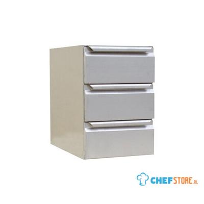 Ladeblok Voor Tafel | 90cm hoog | Combisteel | 7003.0250 1