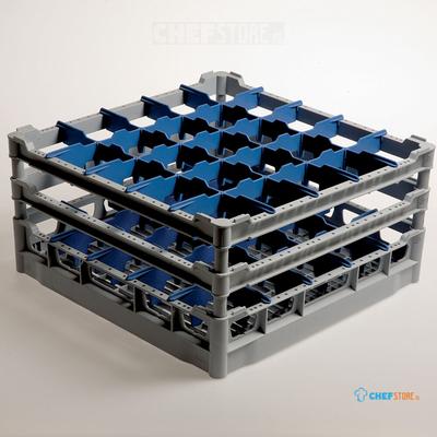 Diamond Mand 25 glazen Ø 90 mm, h210 "gebogen", Polyp. | DB325/FQ 1