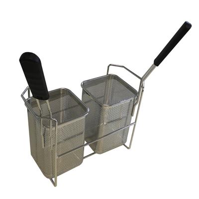 Mareno M1 Serie Roestvaststalen Pastamand GN 1/6 Set van 2 1 Greep per Mand M1 700/900 - ACPC1/6TV 1