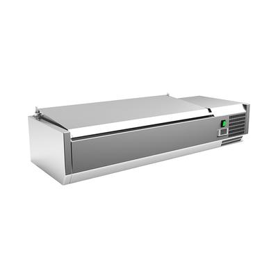 Gastro-Inox RVS Opzetkoeling 3x GN 1/3 + 1x GN 1/2 Met Deksel, Gastro-Inox 209.126 1