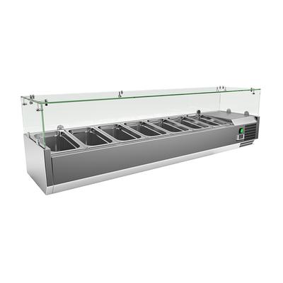 Gastro-Inox RVS Opzetkoelvitrine 7x GN 1/3, Gastro-Inox 209.165 1