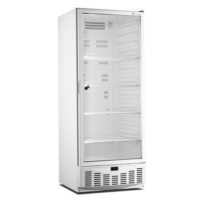 Marecos Wit Stalen GN2/1 Display Koeling met Glasdeur 600 Liter, Statisch Gekoeld met Ventilator - Gastro-Inox 224.002 1