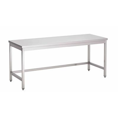 Gastro-Inox RVS Werktafel Zonder Onderblad, 1000(l)x700(d)x850(h)mm, Gastro-Inox 311.153 1