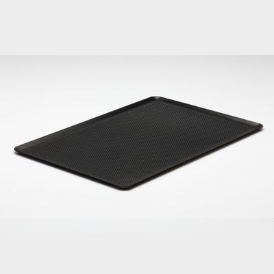 Aluminium Bakplaat Geperforeerd met Non Stick Coating 600x400mm Randen 45° - 502.040 1