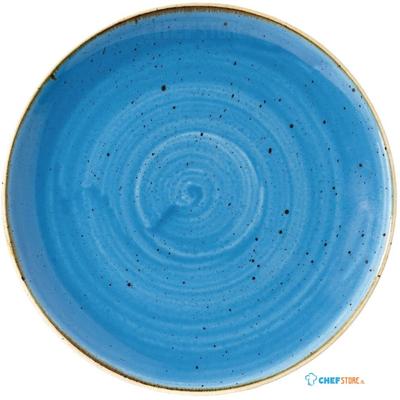 Churchill Stonecast Cornflower Blue Coupe Bord 21.7 cm Pak van 12 - DF766