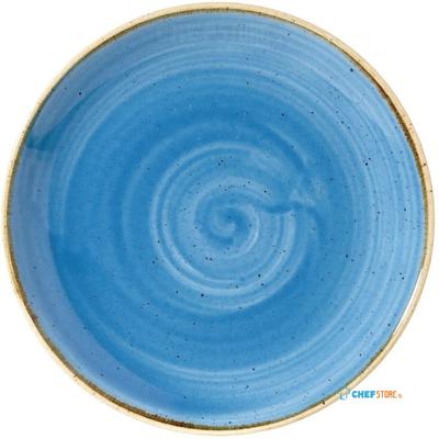 Churchill Stonecast Cornflower Blue Coupe Bord 16.5 cm Pak van 12 - DF767