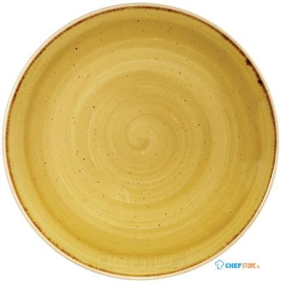 Churchill Stonecast Mustard Lotus Evolve Coupe Bord 26 cm Pak van 12 - DF785