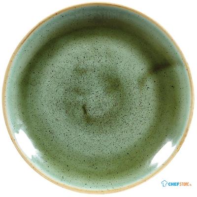 Churchill Stonecast Samphire Green Evolve Coupe Bord 16.5 cm Pak van 12 - DF997