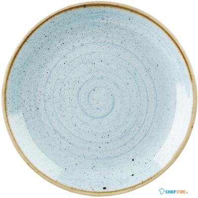 Churchill Stonecast Ronde Borden 20cm Blauw (12 Stuks) - Churchill DK501