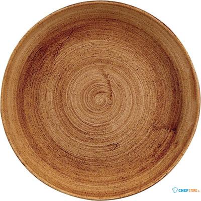 Churchill Stonecast Patina Vintage Copper Evolve Coupe Bord 28.6 cm Pak van 12 - DR660