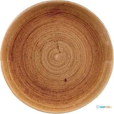 Churchill Stonecast Patina Vintage Copper Evolve Coupe Bord 26 cm Pak van 12 - DR661