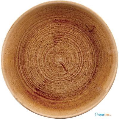 Churchill Stonecast Patina Vintage Copper Evolve Coupe Bord 16.5 cm Pak van 12 - DR663