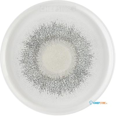 Churchill Super Vitrified Churchill Studio Prints Fusion Grey Bord met Opstaande Rand 21 cm Pak van 6 - DX831