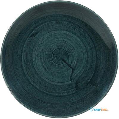 Churchill Stonecast Patina Rustic Teal Evolve Coupe Bord 22 cm Pak van 12 - FA594