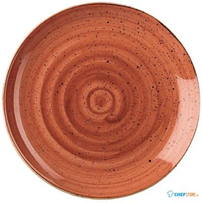 Churchill Stonecast Spiced Orange Evolve Coupe Bord 28.8 cm Pak van 12 - GP941