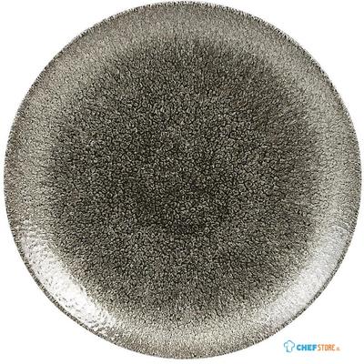 Churchill Raku Quartz Black Evolve Coupe Bord 26 cm Pak van 12 - HC768